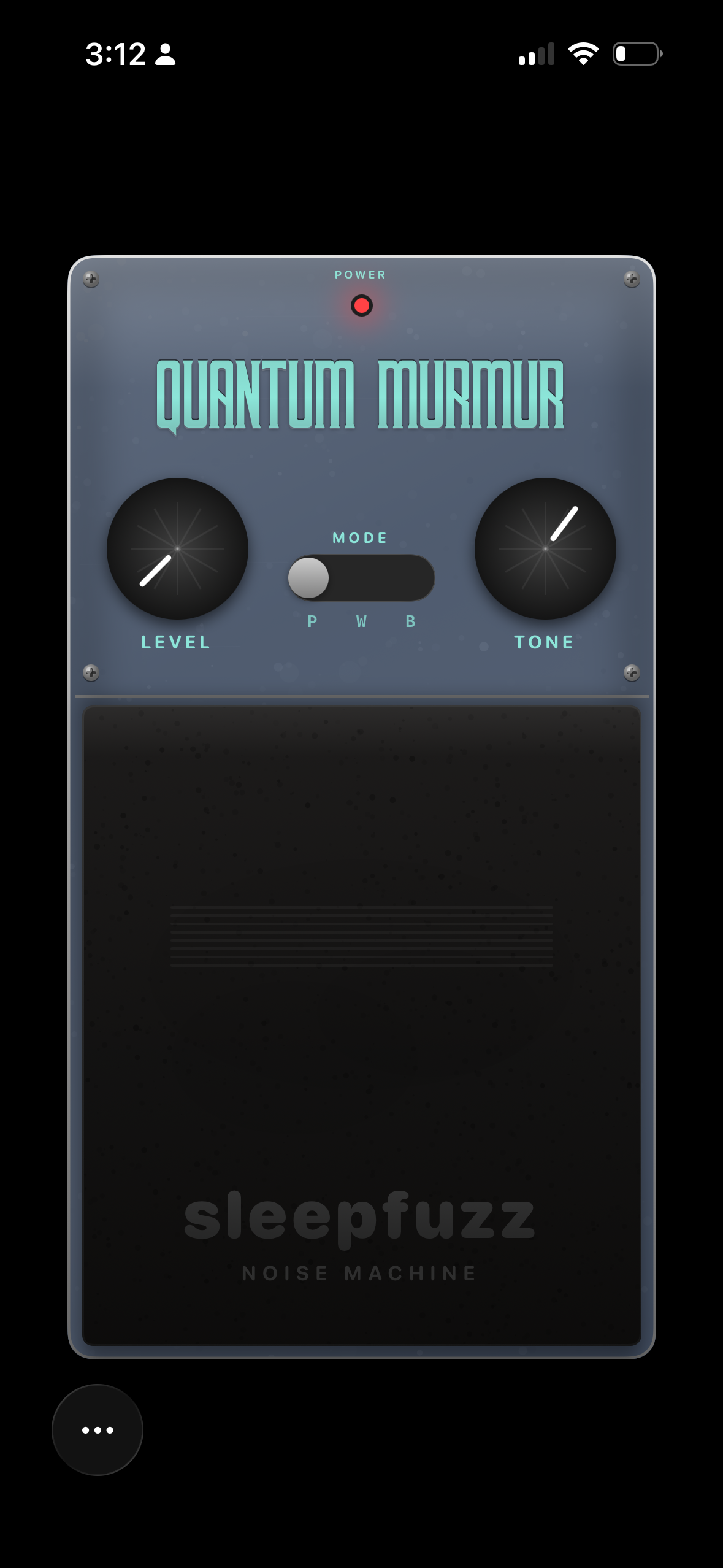 Midnight theme on the pedal